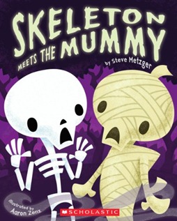 skeleton meets the mummy