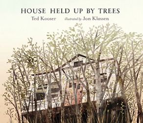 house held up by trees