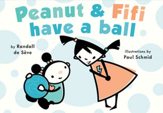 peanut and fifi have a ball
