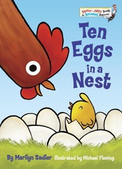 ten eggs in a nest